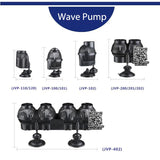 aquarium wave maker water pump for aquarium marine, submersible aquarium pond pump wave for fish tank coral reef 1x 2x 4x head