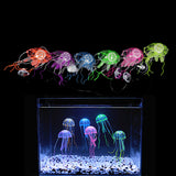Swim Glowing Effect Artificial Jellyfish Aquarium Decoration Fish Tank Underwater Live Plant Luminous Ornament Aquatic Landscape
