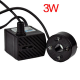 AC 220V 3W 5W Submersible Water Pump LED Aquarium Fountain Fish Pond Tank EU Plug For Fish Tanks Plants Growth Supplies Tool  