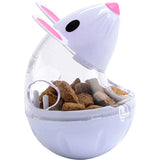 Cute Pet Feeder Toy Cat Mice Shape Food Rolling Leakage Dispenser Bowl Kitten Playing Training Educational Toys TQ