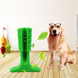 HOTFUN Dog Toothbrush Cleaning Chew Toy Pet Toothbrush Pet Brushing Stick Silicone Dog Teeth Toothbrush Pets Oral Care For Puppy