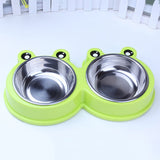 2018 Pet Travel Feeding Feeder Double Food Bowl Water Dish