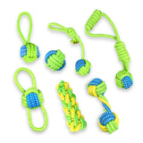 New Cotton Dog Rope Toy Knot Puppy Chew Teething Toys Teeth Cleaning Pet Palying Ball For Small Medium Large Dogs Wholesale BTZ1