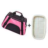 Folding Pet Carry Bag Oxford Breathable Mesh Carriers Waterproof
