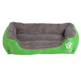 9 Colors Paw Pet Sofa Beds Waterproof Bottom Soft Fleece Warm Bed