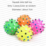 Rubber Squeak Toy for Dog Screaming Chicken Chew Bone Squeaky Ball Toys