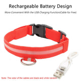 USB Charging Led Dog Collar Anti-Lost/Avoid Car Accident Collar For Dogs Puppies Dog Collars Leads LED Supplies Pet Products
