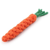 High Quality Pet Toy Carrot Shape Rope Chew Toys