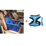 pawstrip Dog Booster Seat Dog Car Seat Basket Pet Safety Belt Mesh Dog Harness Vest Small Dog Leash Pet Travel Accessories