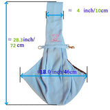 Hands-free Reversible Small Dog Cat Sling Carrier Bag Travel Tote Soft Comfortable Double-sided Pouch Shoulder Carry  Handbag