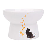 Pet Raised Ceramic Food Water Bowl