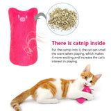 Funny Interactive Plush Cat Toy Pet Kitten Chewing Toy Teeth Grinding Catnip Toys Claws Thumb Bite Cat mint For Cats Cat Supply