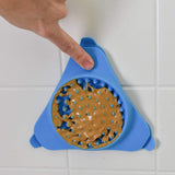 Silicone Pet Treater For Dogs Wall Mounted Lick Pad Slow Food Feeder Disc Sucker Dog Toy Travel Dog Bowl