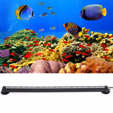 46CM 5050 RGB LED Aquarium Light Submersible Air Bubble Lamp Light For Fish Tank Accessory With Remote Control Waterproof