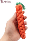 Transer Pet Supply High Quality Pet Dog Toy Carrot Shape Rope Puppy Chew Toys Teath Cleaning Outdoor Fun Training 22cm 71229