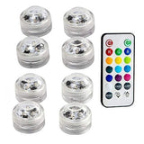 Waterproof Battery Operated Multi Color Submersible LED Underwater Light for Fish Tank