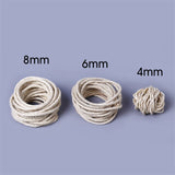 5M Natural Sisal Rope Durable 4/6/8mm DIY Making Desk Chair Legs Cat Scratching Post Toy Bingding Material For Cat Sharpen Claw