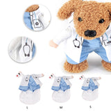 Funny Fashion Pet Dog Cat Clothes Costume Dress Doctor Policeman Cowboy Suit Outfit Cotton Apparel S M L