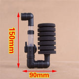Bio Fish Tank Filter Sponge Filter Aquarium Biochemical Sponge Filter Fish Tank Air Pump Aquarium Manual Cleaner Tool