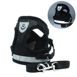 Reflective Pet Harness And Leash Set