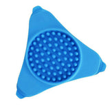 Silicone Pet Treater For Dogs Wall Mounted Lick Pad Slow Food Feeder Disc Sucker Dog Toy Travel Dog Bowl