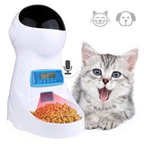 3L Automatic Pet Food Feeder With Voice Recording LCD Screen Dispensers