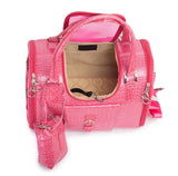 2018 Pet Package Puppy Travel Bag Portable PVC Pet Carrier Bag Shoulder Bag Pet Handbag for Small Cats Dogs Fast Shipping