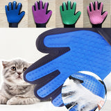 Blue Brush Glove For Animal Cat Cleaning Brush Finger Silicone Gloves For Cats Dogs Pet Hair Remover Glove Cat Grooming         