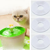 4 pcs/lot Activated Carbon Filter For 1.8L LED Automatic Cat Dog Kitten Water Drinking Fountain Pet Bowl Drink Dish Filter