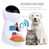 3L Automatic Pet Food Feeder With Voice Recording Pets food Bowl For Medium Small Dog Cat LCD Screen Dispensers 4 times One Day