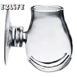 Glass Feeding Cup Fish Feeder Brine Shrimp Eggs Red Worms Food for Aquarium G01579
