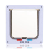 4 Way Lockable Pets Door Security Flap ABS Plastic Door