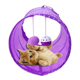 Foldable Cat Tunnel Toy 2 Holes Cat Play Tubes Balls Pet Supplies Dog Rabbit Funny Tunnel Tubes Training Acessorios