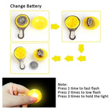 Pet Night Safety LED Flashlight Cat Dog Collar Leads Lights Glowing Pendant Necklace Pet Luminous Bright Glowing Collar in Dark