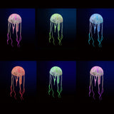 2019 Hot New Glowing Effect Fish Tank Decor Aquarium Artificial Silicone Jellyfish Mini Submarine Ornament