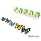 Cat Electric Rotating Colorful Butterfly Funny Scratch Toy