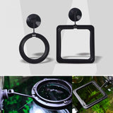 Aquarium Fish Tank Feeding Ring Floating Food Tray Feeder with Suction Cup New