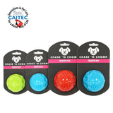 CAITEC Dog Toys Squeaking Bouncing Ball Durable Floatable Springy Pet Toys Squeaky Ball Bite Resistant for Small to Large Dogs