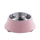 Pet Stainless Steel Single Bowl Fashion Travel Feeder For Puppy