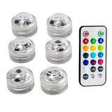 Waterproof Battery Operated Multi Color Submersible LED Underwater Light for Fish Tank