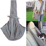 Hands-free Reversible Small Dog Cat Sling Carrier Bag Travel Tote Soft Comfortable Double-sided Pouch Shoulder Carry  Handbag