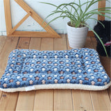 Winter Warm Dog Bed Soft Fleece Pet Blanket Cat Litter Puppy Sleep Mat Lovely Mattress Cushion for Small And Large Dogs 5 Size