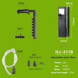 Mini nano building internal filter submersible oxygen pump