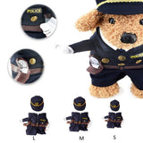 Funny Fashion Pet Dog Cat Clothes Costume Dress Doctor Policeman Cowboy Suit Outfit Cotton Apparel S M L
