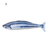 1PC Artificial Fish Plush Cat Toys