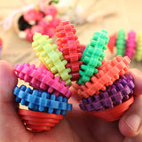 Pet Chew Toy Dog toys Puppy Dental Teeth Gums Bite-Resistant cachorro Colorful Natural Rubber Tooth Cleaning Tools For Small Dog