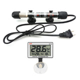 YUGE Aquarium Heater with Thermometer Alarm Submersible Water Temperature Meter Temperature Controller Kit Set Fish Tank Heating