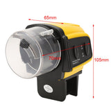 1PC Digital Automatic Electrical Plastic Fish Tank Timer Feeder Home Aquarium Tank Food Feeding Portable Fish Feeder Tools