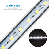 28CM 37CM 48CM  LED Fish Tank Aquarium LED Light 5050 SMD RGB Light Bar IP68 Waterproof Submersible Lamp EU/US/UK/AU Plug