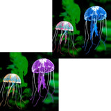 Swim Glowing Effect Artificial Jellyfish Aquarium Decoration Fish Tank Underwater Live Plant Luminous Ornament Aquatic Landscape